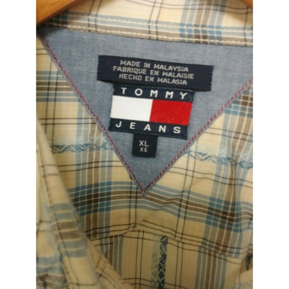 Men's Tommy Hilfiger‎ Jeans Plaid LS XL - Picture 3 of 6